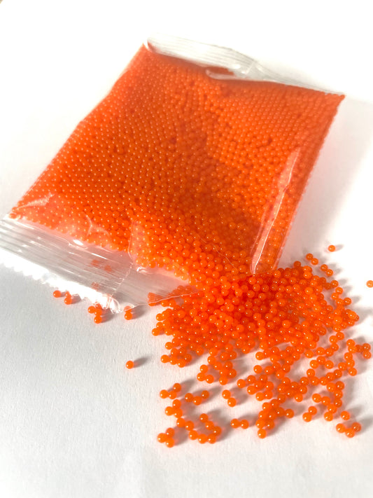 Balls - 10,000 pieces - 7-8mm - Orange - Water absorbent balls - Water balls - Gel balls Transparent - Water beads - Water beads